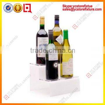 Modern Designed 4-bottle Acrylic Bottle Display