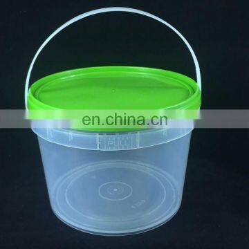 Food grade container 1 gallon plastic bucket with lids