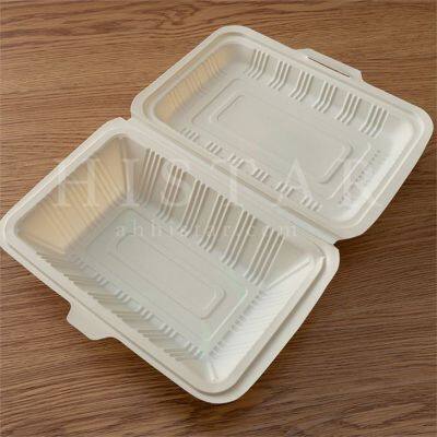 Disposable takeaway food packing boxes biodegradable lunch boxes