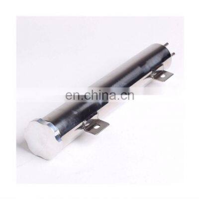14 oz Polished Stainless Steel Radiator Coolant Overflow Tank photo-3