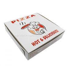 Low Moq food delivery packaging box pizza box insulated pizza delivery box cardboard pizza box