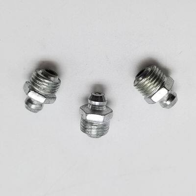 M6 x 1mm 45 Degree Metric Grease Nipple Fitting Iron Galvanized Grease Nipple photo-3