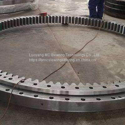 Large OEM 192.32.3550.990.41.1502 three row roller bearing ring with size 3768*3190*181mm