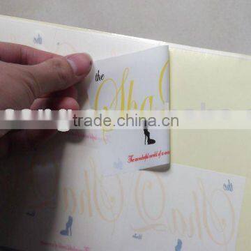 Hot selling Customized self adhesive pvc product label