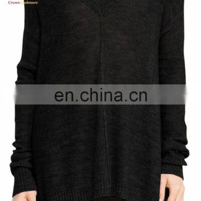 V Neck Popular Pure Cashmere Nice Sweaters for Woman photo-3