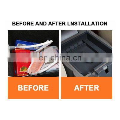 Interior Accessories Parts Silicone Armrest Rest Storage Box Center Control Console Organizer Tray For Hyundai Ix35 photo-5