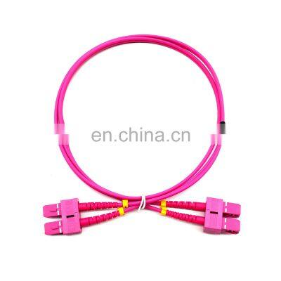 SC Duplex Multi Mode OM4 Optical Fiber Patch cord Fiber Jumper 2.0mm 3.0mm sc to sc optical fiber patch cord