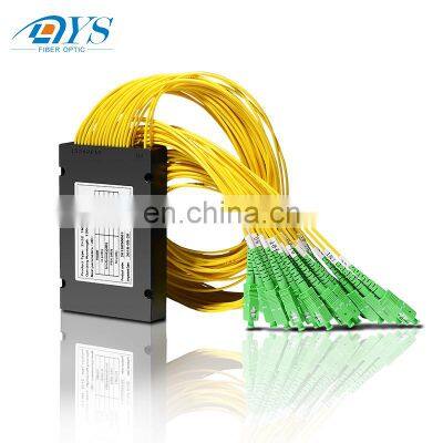 Manufacturer Fiber Optic 1x2,1x4,1x8,1x16,1x32 1x64 PLC Splitter With SC Connector for ABS Box photo-2