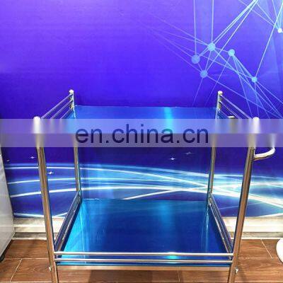 High Quality Stainless Steel Material Instrument Trolley Medical Instrument Trolley for Hospital and Clinic photo-2