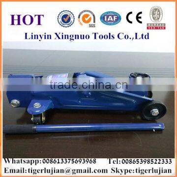 2016 arrival hot selling in China famous brand name Xingnuo 2-ton capacity car hydraulic blue color portable car lift jack