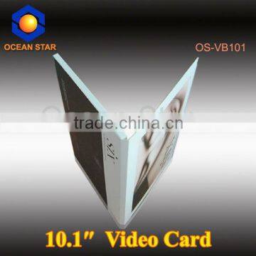 10.1inch LCD Video Brochure Card Advertising/wedding Invitation Card photo-3