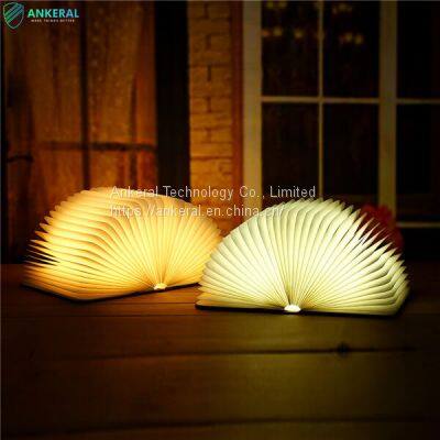 Cheap Magnetic Wooden Book Lamp 2021 Amazon Top Sales for Christmas Gifts China Factory photo-3