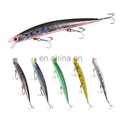 New design hard fishing lure 125mm/15g 0.3-1m depth lure minnow floating wholesale