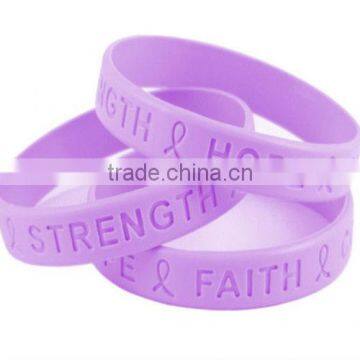 rubber wristband & cheap color silicone