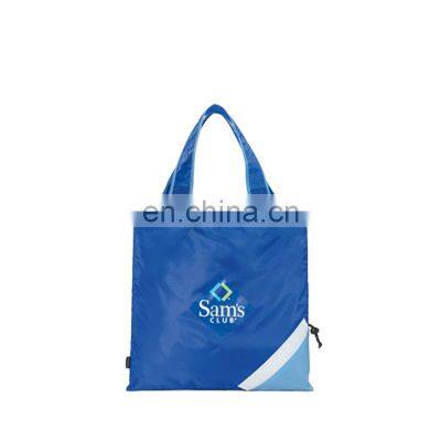 Custom Logo Printed 210D Polyester Foldable Shopping Bag