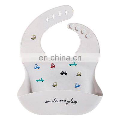 Soft Water Proof Cute U-Shape Silicone Baby Bibs