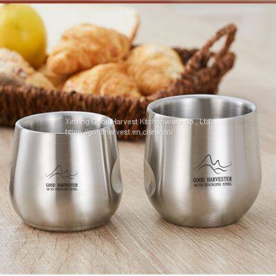 120-200ml Double Wall Stainless Steel Coffee Cup | Creative Mug | Lightweight Coffee Mug | Tea Cup | Coffee Lover | Tea Lover | Stainless Steel Tableware photo-2