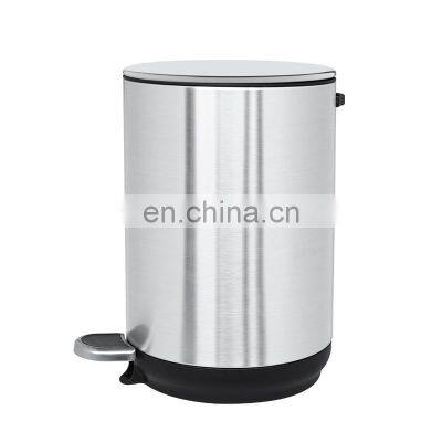 usa warehouse 5 liters good quality stainless steel airtight trash can household dust bin