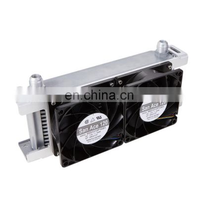 British Type 10AN 16-Row Oil Cooler with Dual Electric Fan