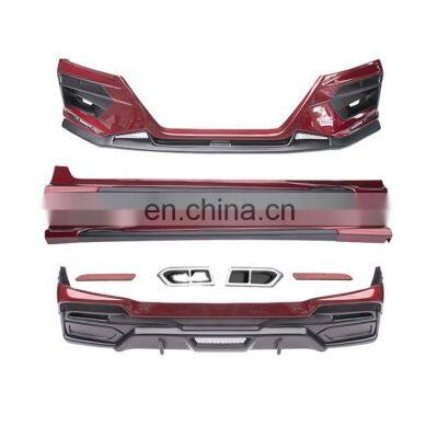 New hot sale car body kit front bumper rear bumper side skirt car spoiler full set for Nissan Sylphy Sentra 2020