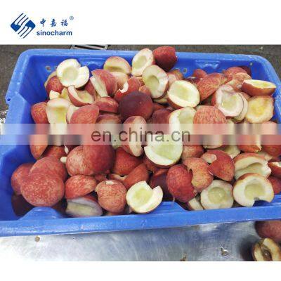 Top Quality IQF White Peach Halves Honey Peach Frozen Half Cut IQF Frozen Juicy White Peach Halves