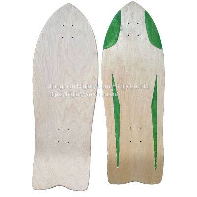 Hot Selling Factory Customized New Design 7ply Fish Cruiser Skateboard Deck Surf Skateboard Deck photo-4