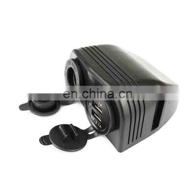 Car Round Power Take Base + Dual USB Single Lamp 3.1A Two-hole Tent Combination photo-2