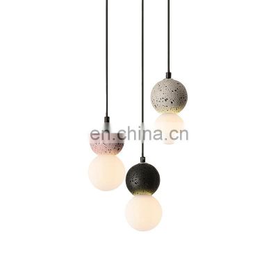 Simple Contemporary Modern Minimalist Pendant Light Glass LED Ceiling Hanging Lamp Bedroom Bedside Indoor Small Chandelier