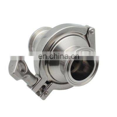 Hygienic Sanitary Stainless Steel Tri Clamp One Way Mini Check Valve Food Processing