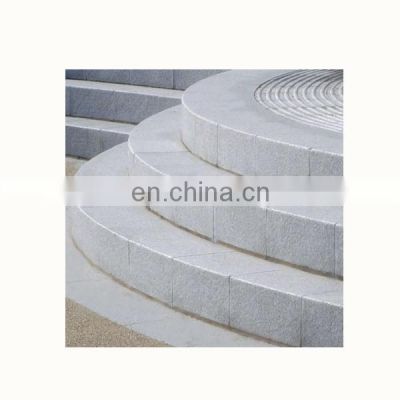 White Granite outdoor stair steps