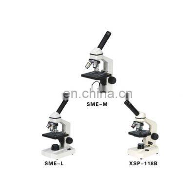 SME-M,L,118B optical teaching biological microscope with LED illumination