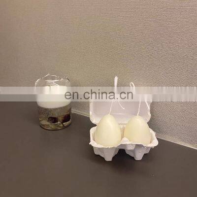 ENO 2022 New Design Private Label Egg Scented Handmade Candle With Customize Fragrance Products Cute Travel Candle