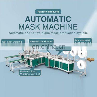 High Speed Fully Auto Dental Mask Making Machine Disposable Face Mask Making Machine photo-2