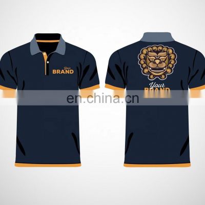 Custom made high quality men polo style t-shirts