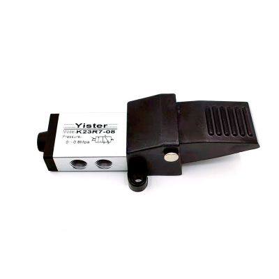 1/4 Inch K Series 5/2 Way K23R7-L6 K23R7-L8 Air Control Pneumatic Foot Pedal Valve photo-2