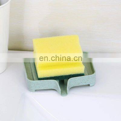PP Wheat Straw Storage Rack Drain Soap Box Tray Soapbox Shower Soap Tray Tool Soap Dish Plate Holder photo-2