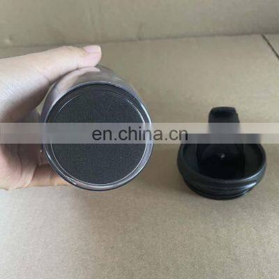 350ml Custom Logo Paper Insert Double Wall Plastic Travel Mug With Lid photo-4