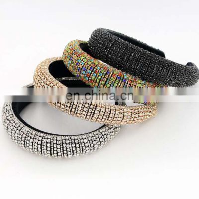 In Stock 2020 Bling Designer Diamond Women Rhinestone Headbands