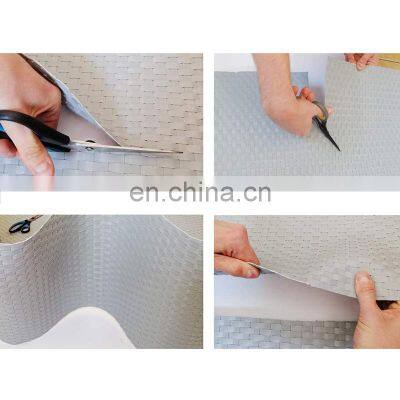 Rattan Balcony Screen Privacy Cover Mat PE 100 cm (Anthracite, Green, Brown, Beige) 1500g / m2 photo-2