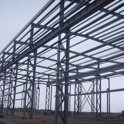 Prefabricated Steel Structure H-shaped Steel Frame Clearspan Building Cost Factory