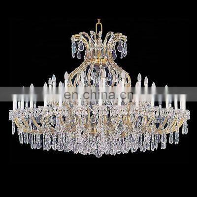 Extra Large Crystal Chandelier Maria theresa Luxury Hotel Lighting Fixture Crystal Chandelier