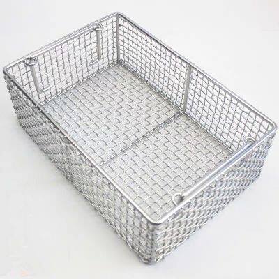 Customized 304 Stainless Steel Woven Wire Mesh Basket For Storage photo-5