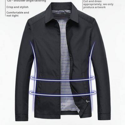 Business Fit Colorful Casual Sports Windproof Waterproof Men's Long Sleeve Sunblock Yoga Jacket photo-2