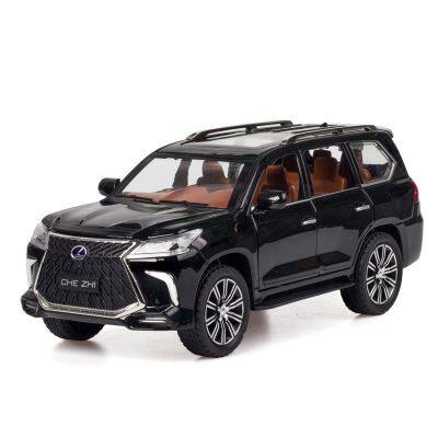 High Quality Lexus LX570 Car Suv Models Real 1:24 Alloy Toy Cars Diecast Kids Metal Car Model photo-3