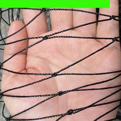 3 Strands Twisted Nylon Bird Net for Fish Breeding Bird Proof Fence Net Cargo Net photo-4