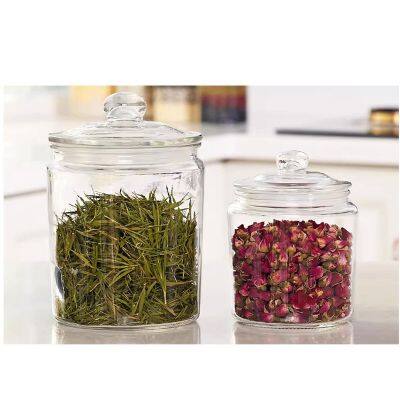 Premium Glass Jar - Airtight Lid Keeps Fresh, Clear for Easy Viewing. Ideal for Pantry: Grains, Teas & Spices. Stylish Home Use. photo-4