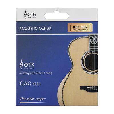 Wholesale Phosphor Bronze Coated Acoustic Guitar Strings Set OAC-011