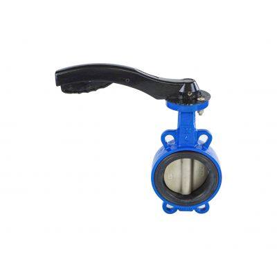 Wafer Type Butterfly Valve with Stainless Steel Disc for Water, Oil and Gas Pipelines