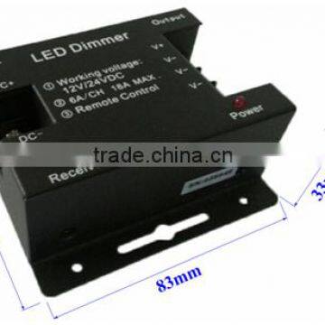 18A 24v Wireless Remote Controller / Dimmer for Single Color Strip photo-2