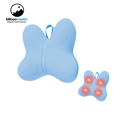 OEM подогреваемая массажная подушка с вращающимися массажными узлами MH-BY019